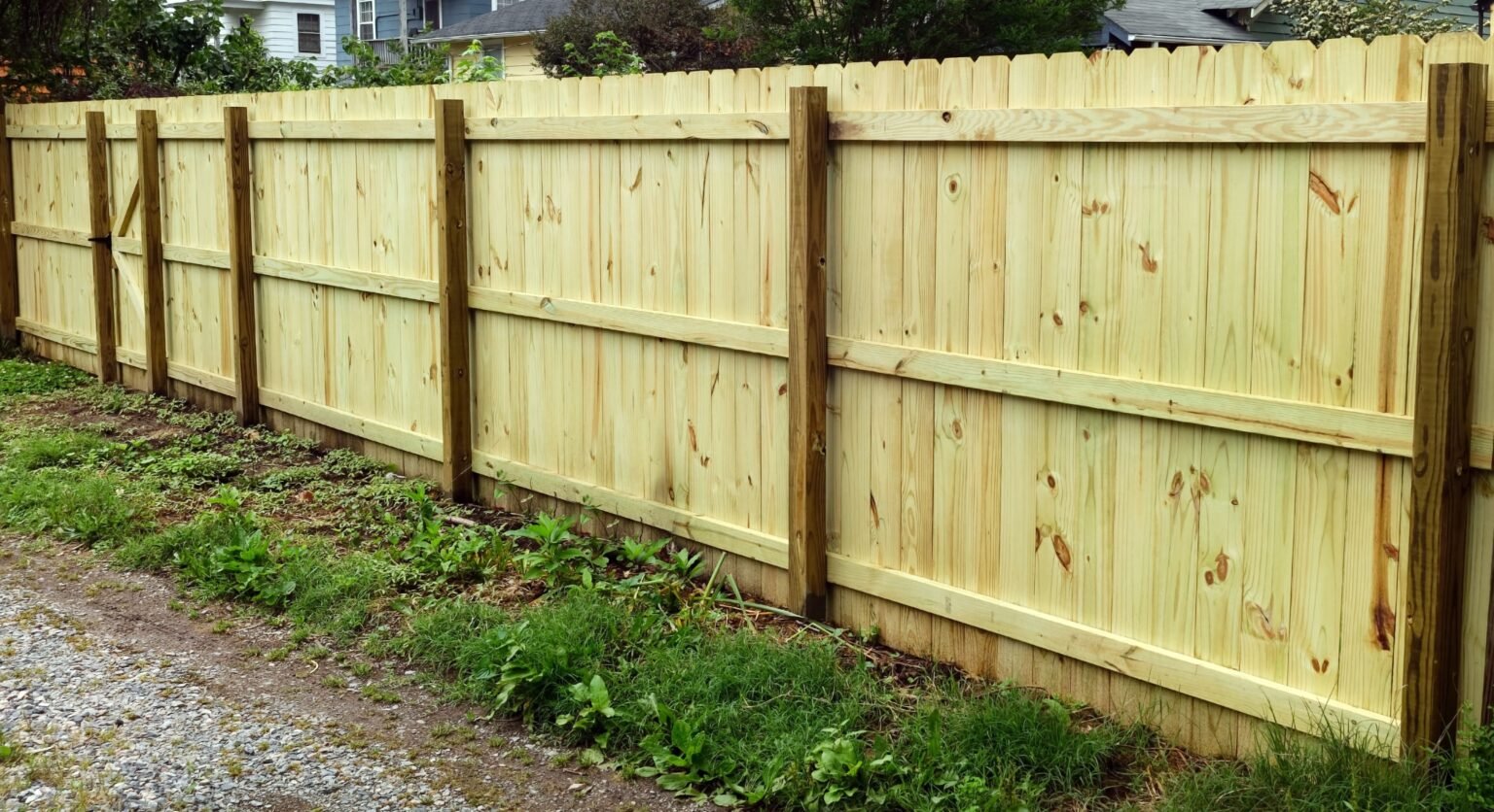 Timber fencing in Geelong