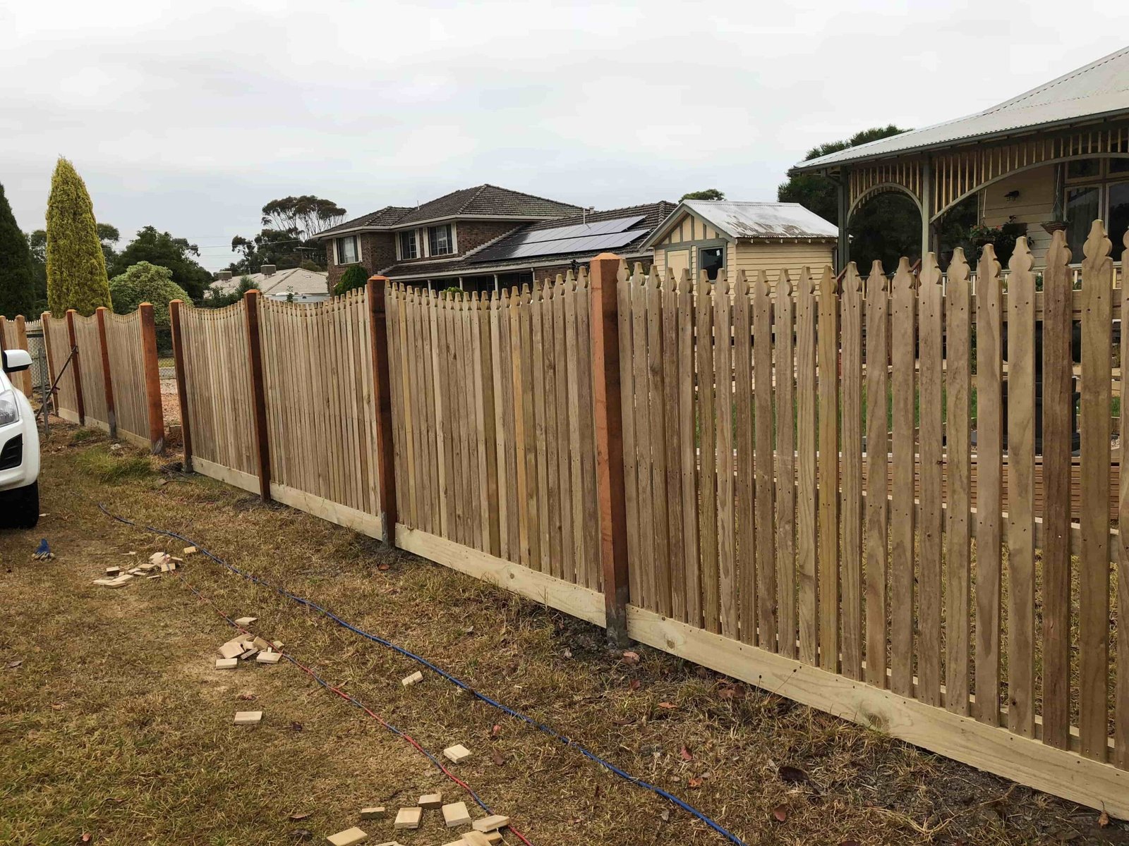 Residential fencing installation in Geelong